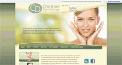 Desktop Screenshot of cheshiredermatology.com